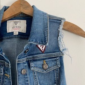 Guess Los Angeles patched vest XS